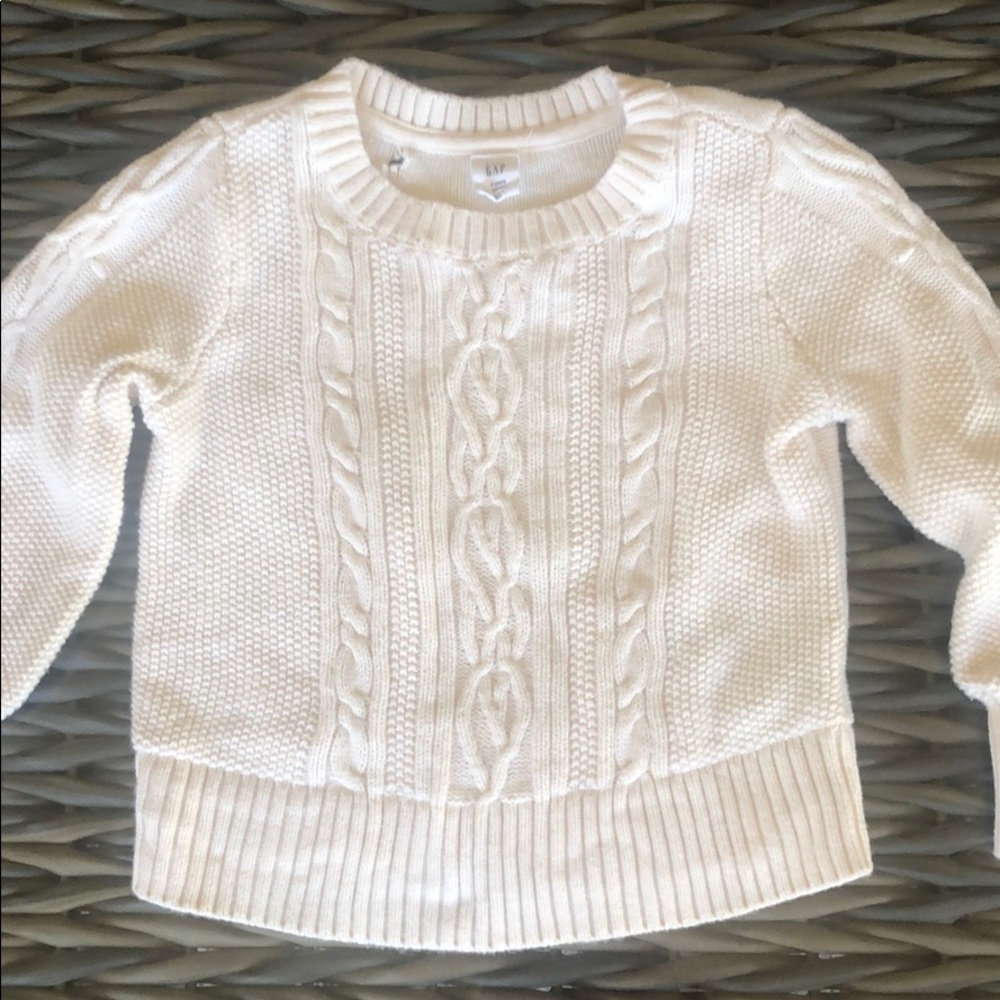 GAP Cable Knit Puffy Cuff Sweater - Picture 1 of 6